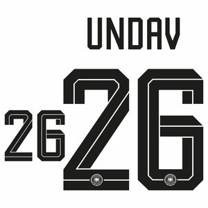 Original Trikot - Flock DFB DEUTSCHLAND Home WM 2026 - 26 UNDAV - sportiger.de