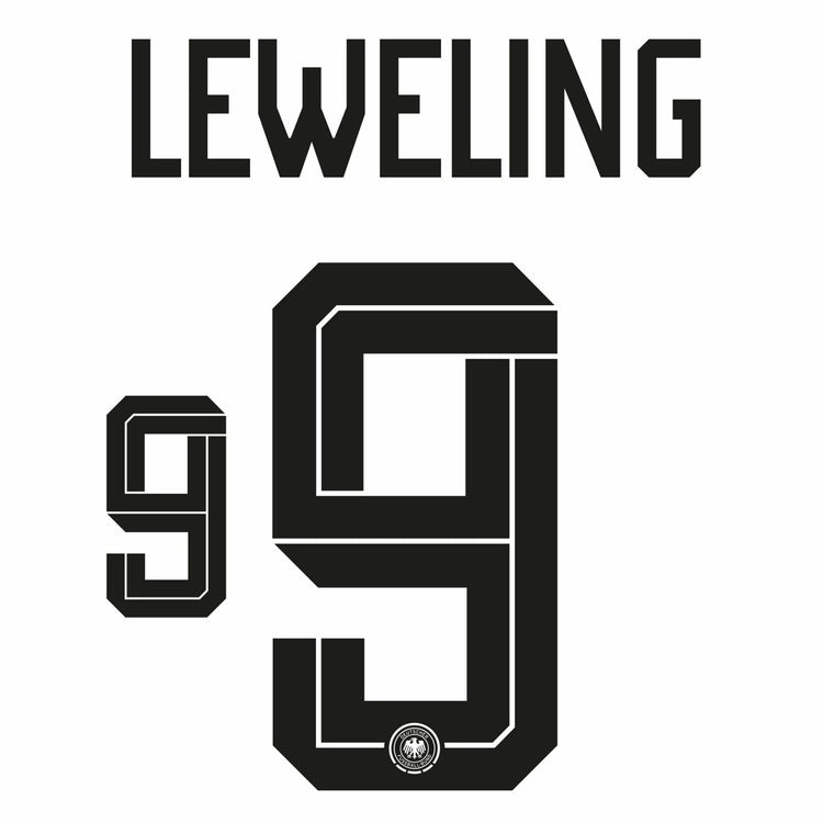 Original Trikot - Flock DFB DEUTSCHLAND Home WM 2026 - 9 LEWELING - sportiger.de