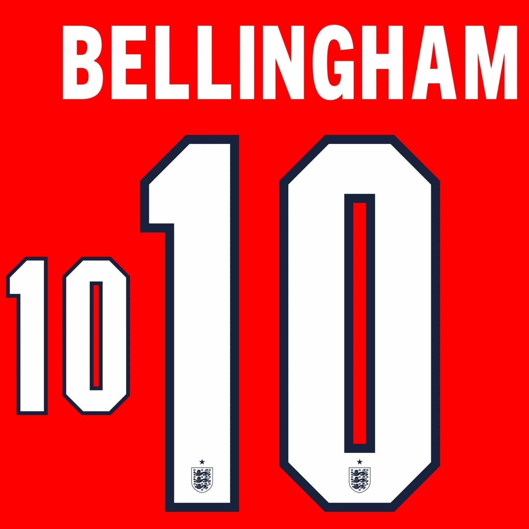 Original Trikot - Flock FA ENGLAND Away WM 2026 - 10 BELLINGHAM - sportiger.de