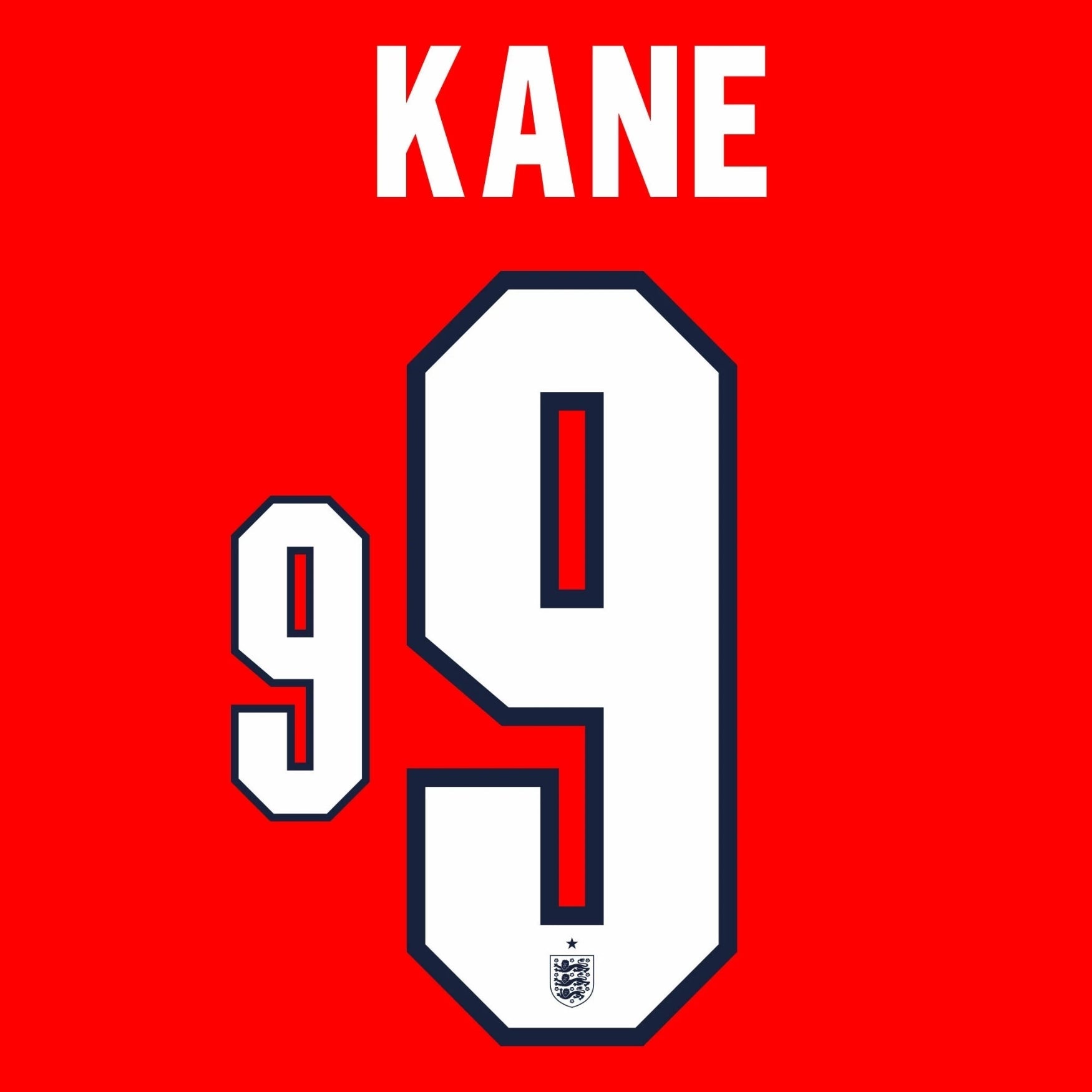 Original Trikot - Flock FA ENGLAND Away WM 2026 - 9 KANE - sportiger.de