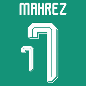 Original Trikot - Flock FAF Algerien Away 26 / 27 - 7 MAHREZ - sportiger.de
