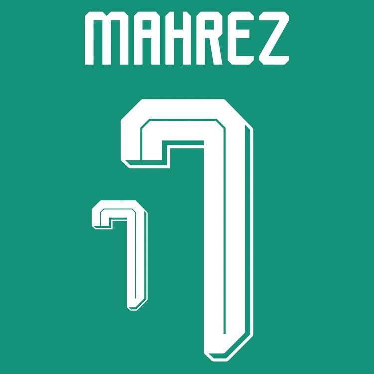 Original Trikot - Flock FAF Algerien Away 26 / 27 - 7 MAHREZ - sportiger.de