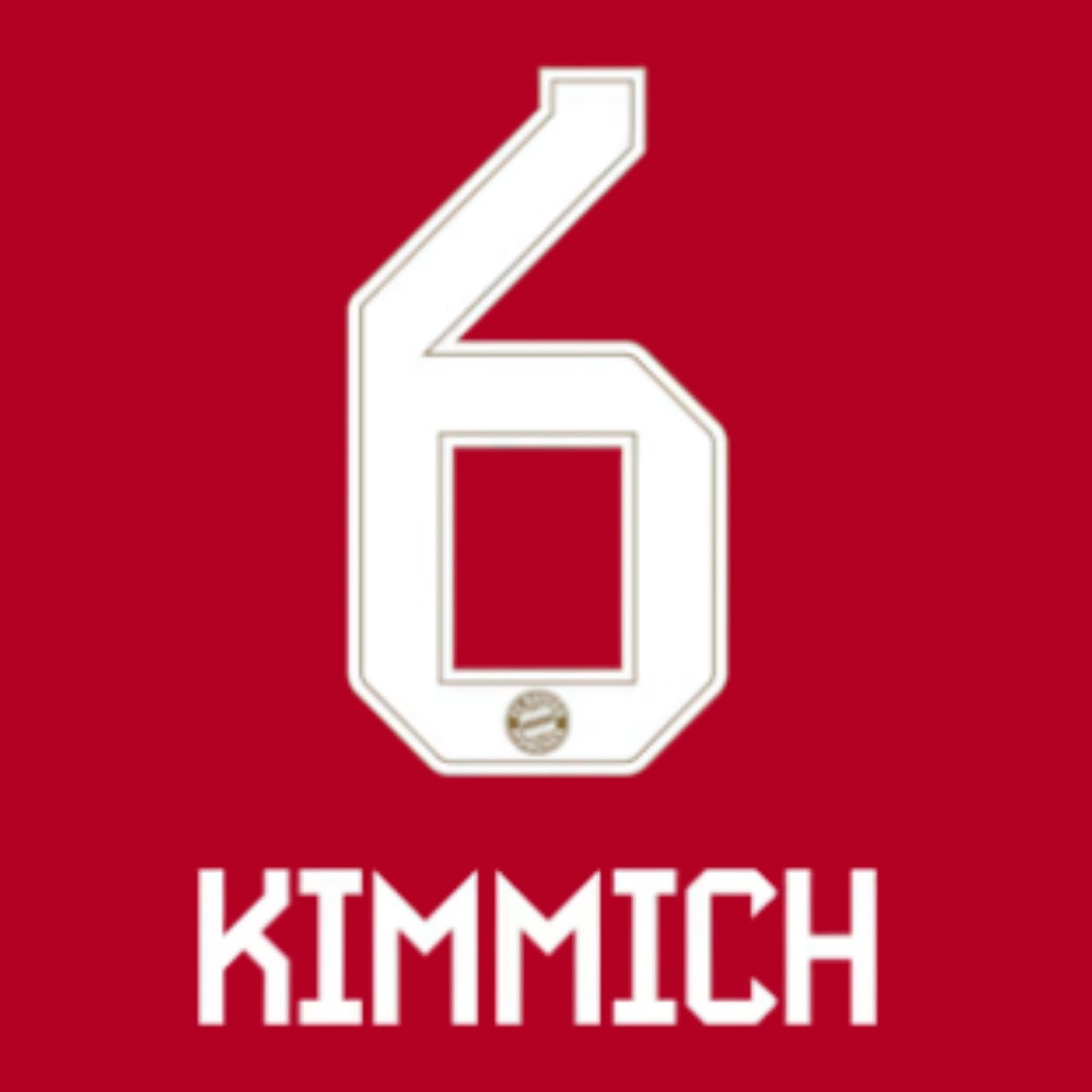 Original Trikot - Flock FCB FC BAYERN MÜNCHEN Home 26 / 27 - 6 KIMMICH - sportiger.de