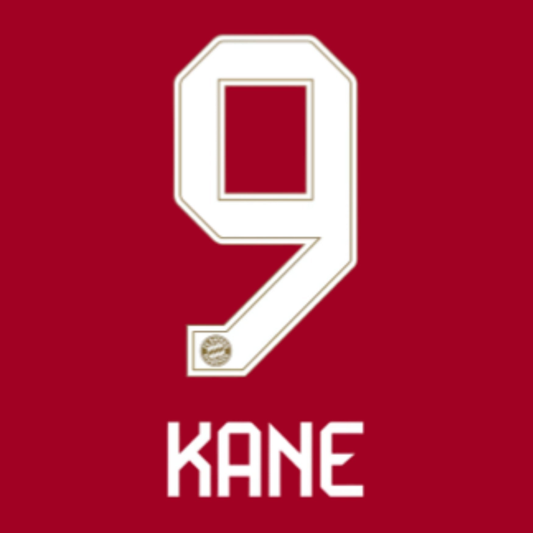Original Trikot - Flock FCB FC BAYERN MÜNCHEN Home 26 / 27 - 9 KANE - sportiger.de