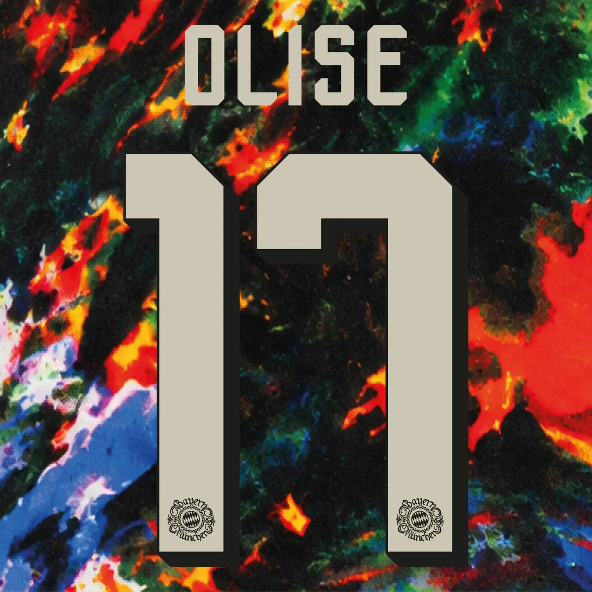 Original Trikot - Flock FCB FC BAYERN MÜNCHEN Wiesn/Oktoberfest 26 / 27 - #17 OLISE - sportiger.de