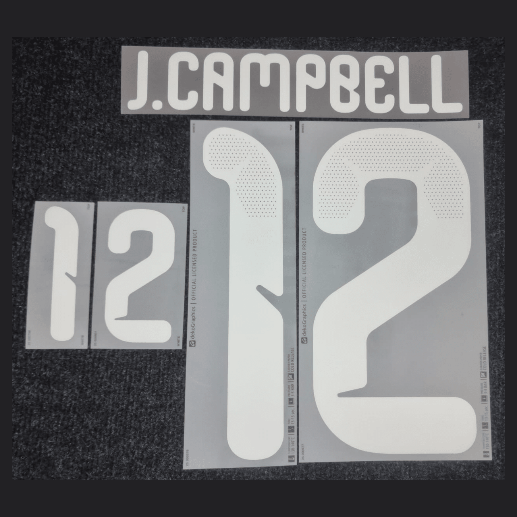 Original Trikot - Flock FCRF COSTA RICA Home 25 / 26 - 12 J. CAMPBELL - sportiger.de