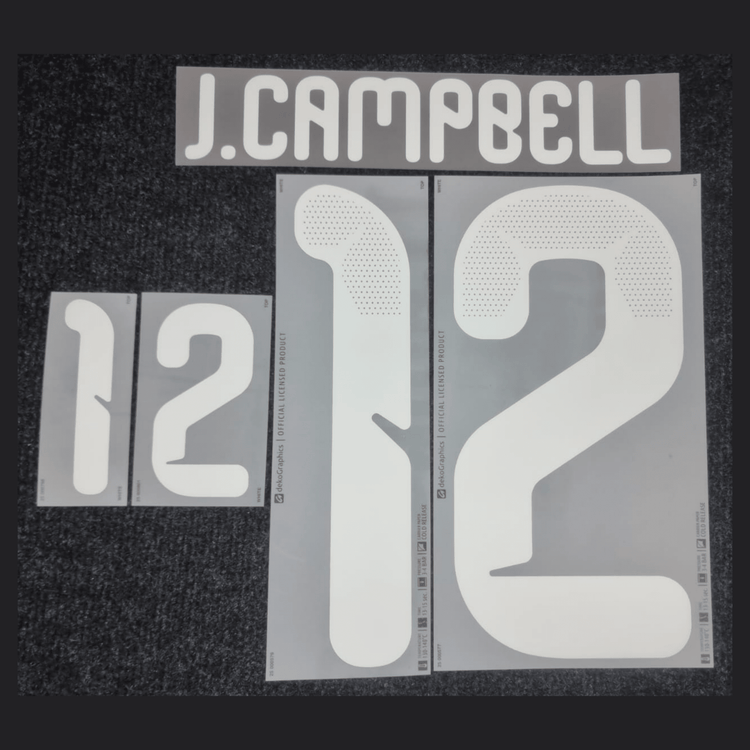 Original Trikot - Flock FCRF COSTA RICA Home 25 / 26 - 12 J. CAMPBELL - sportiger.de