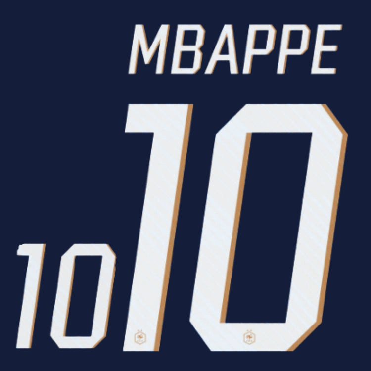 Original Trikot - Flock FFF FRANKREICH Home WM 2026 - #10 MBAPPE - sportiger.de