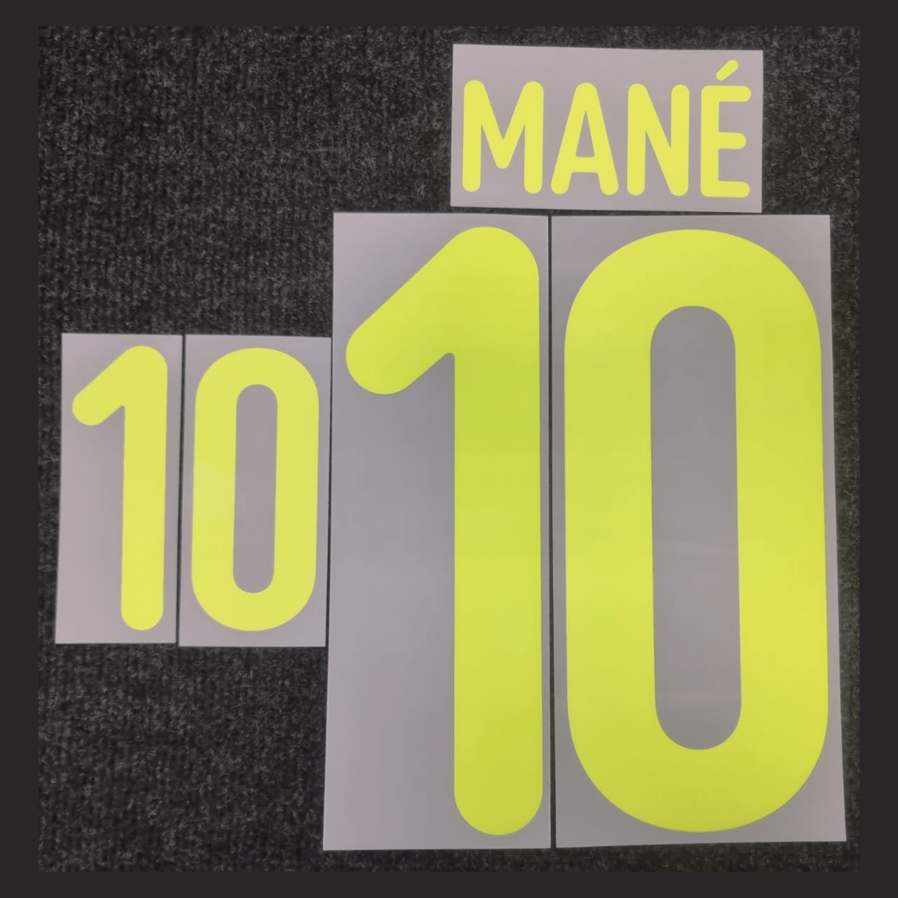 Original Trikot - Flock FSF SENEGAL Away 25 / 26 - 10 MANE - sportiger.de