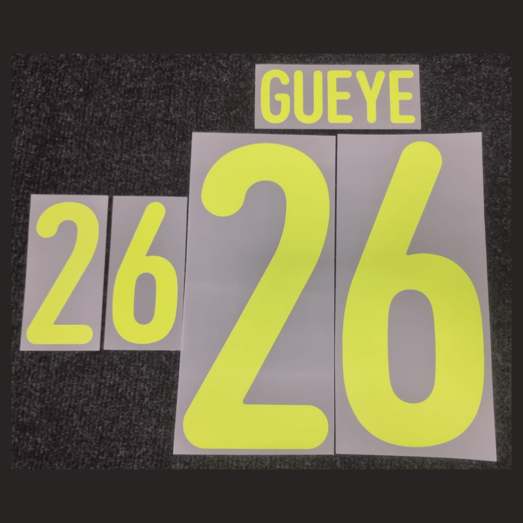 Original Trikot - Flock FSF SENEGAL Away 25 / 26 - 26 GUEYE - sportiger.de