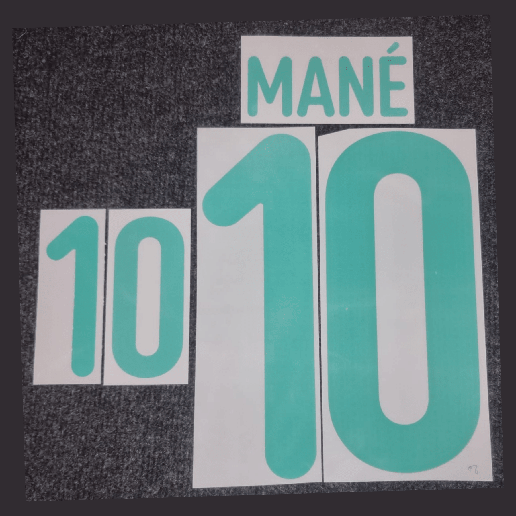 Original Trikot - Flock FSF SENEGAL Home 25 / 26 - 10 MANÉ - sportiger.de