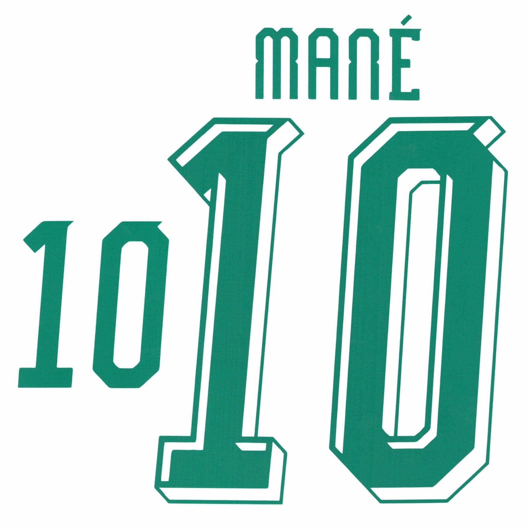 Original Trikot - Flock FSF SENEGAL Home WM 2026 - 10 MANÉ - sportiger.de