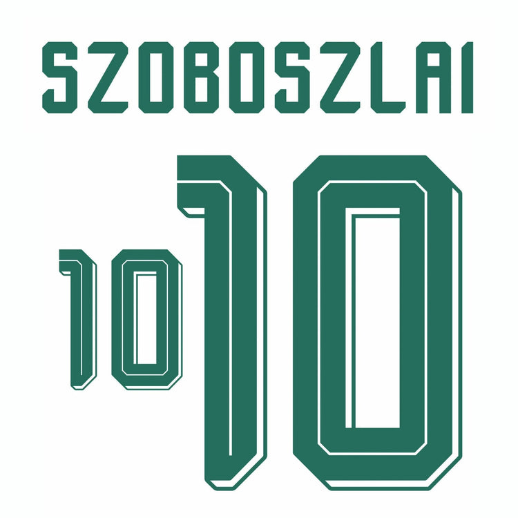 Original Trikot - Flock HFF UNGARN Away 26 / 27 - 10 SZOBOSZLAI - sportiger.de