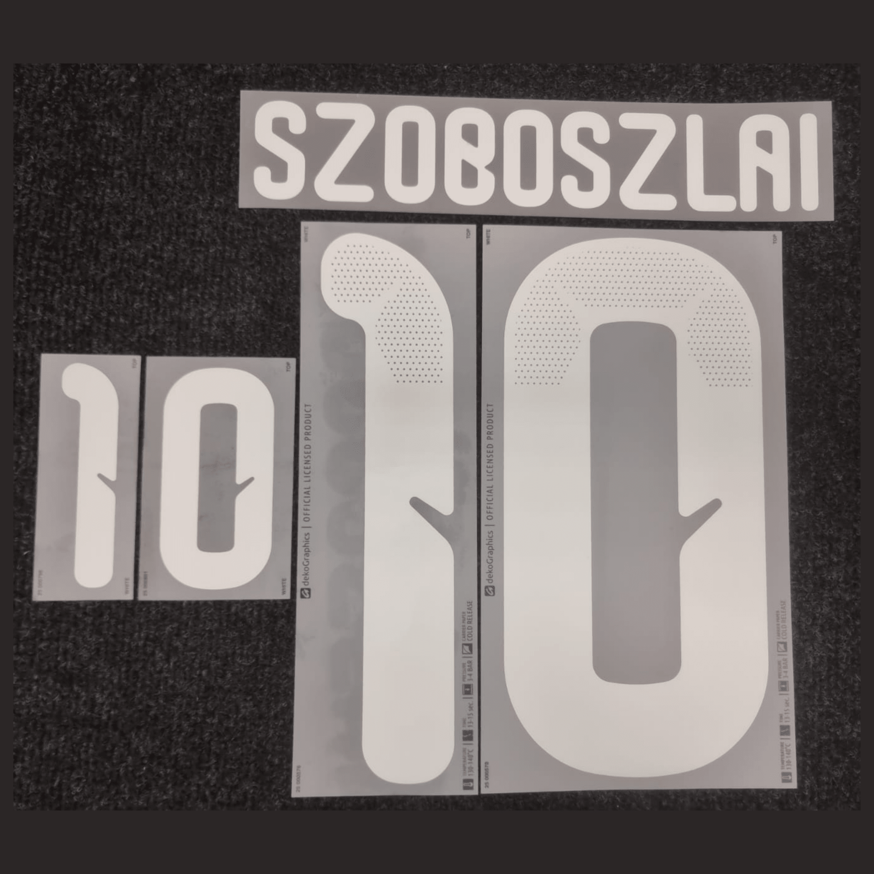 Original Trikot - Flock HFF UNGARN Home 25 / 26 - 10 SZOBOSZLAI - sportiger.de