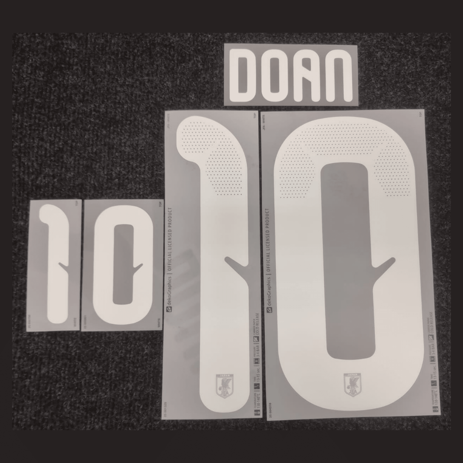 Original Trikot - Flock JFA JAPAN Home 25 / 26 - 10 DOAN - sportiger.de