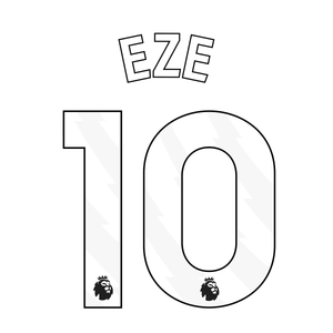 Original jersey - Flock PREMIER LEAGUE 23 / 27 - 10 EZE - sportiger.de