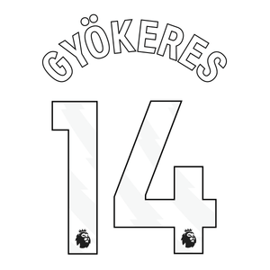 Original Camiseta - Flock PREMIER LEAGUE 25 / 27 - 14 GYÖKERES - sportiger.de