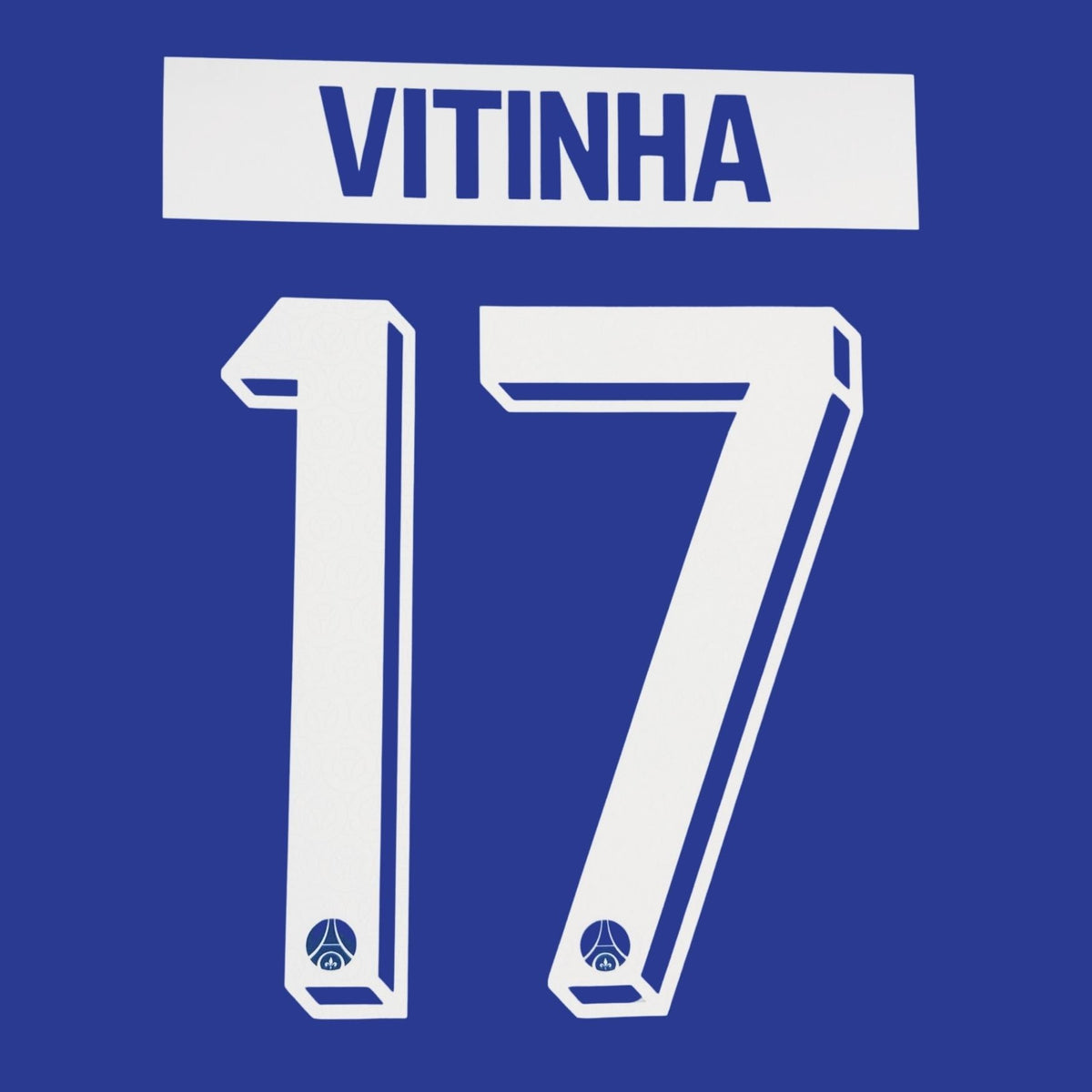 Maglia originale - Flock PSG PARIS SAINT-GERMAIN Home 26 / 27 - #17 VITINHA (Stile Champions League) - sportiger.de