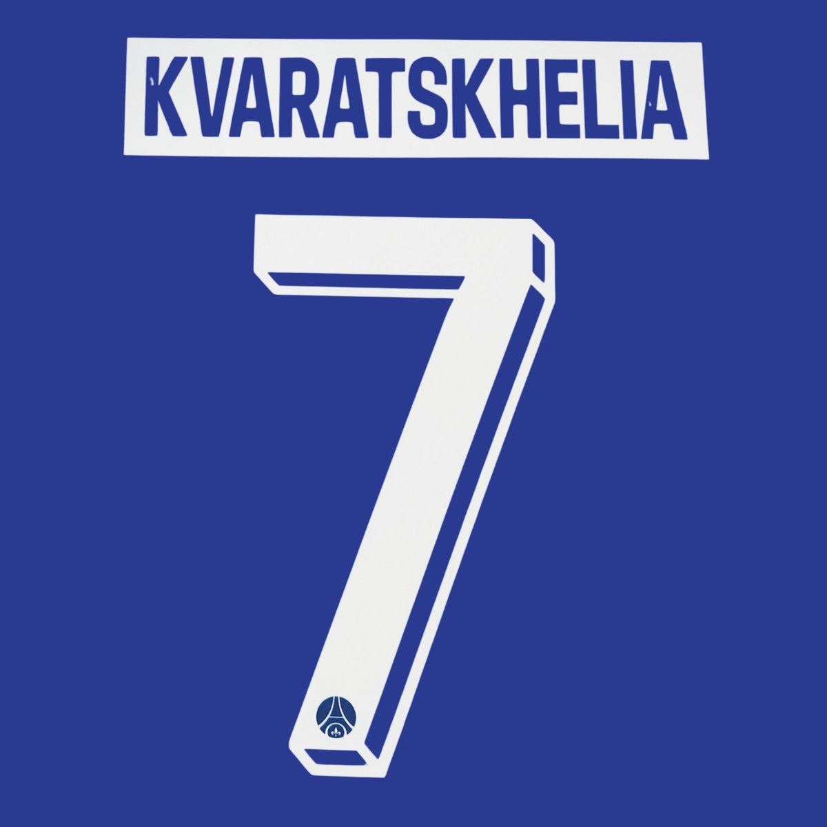Maglia originale - Flock PSG PARIS SAINT-GERMAIN Casa 26 / 27 - #7 KVARATSKHELIA (Stile Champions League) - sportiger.de