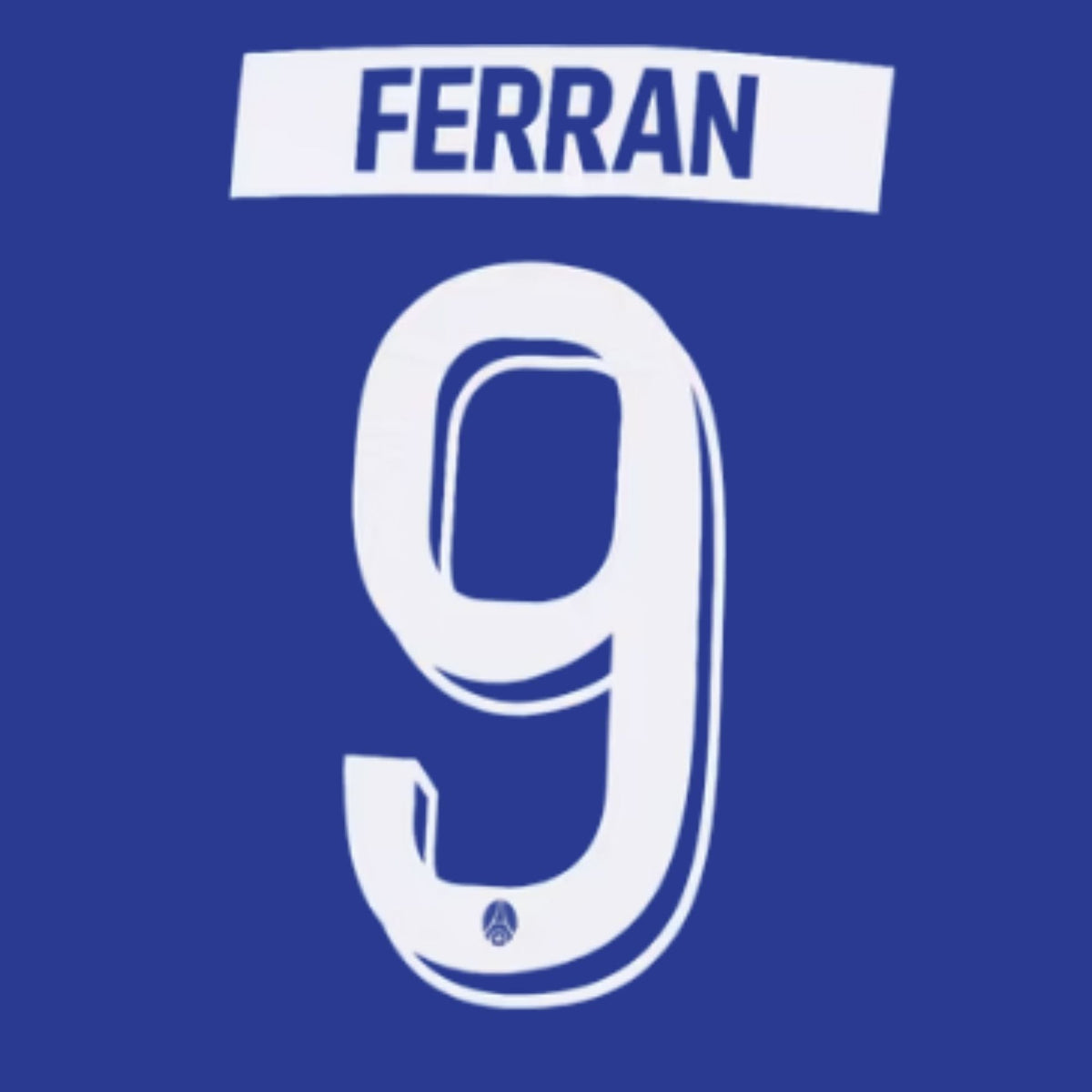Maglia originale - Flock PSG PARIS SAINT-GERMAIN Casa 26 / 27 - #9 FERRAN (Stile Champions League) - sportiger.de