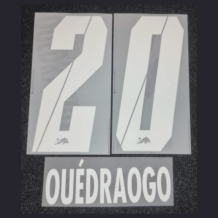 Original Trikot - Flock RBL RB LEIPZIG 3rd 25 / 26 - 20 OUÉDRAOGO - sportiger.de
