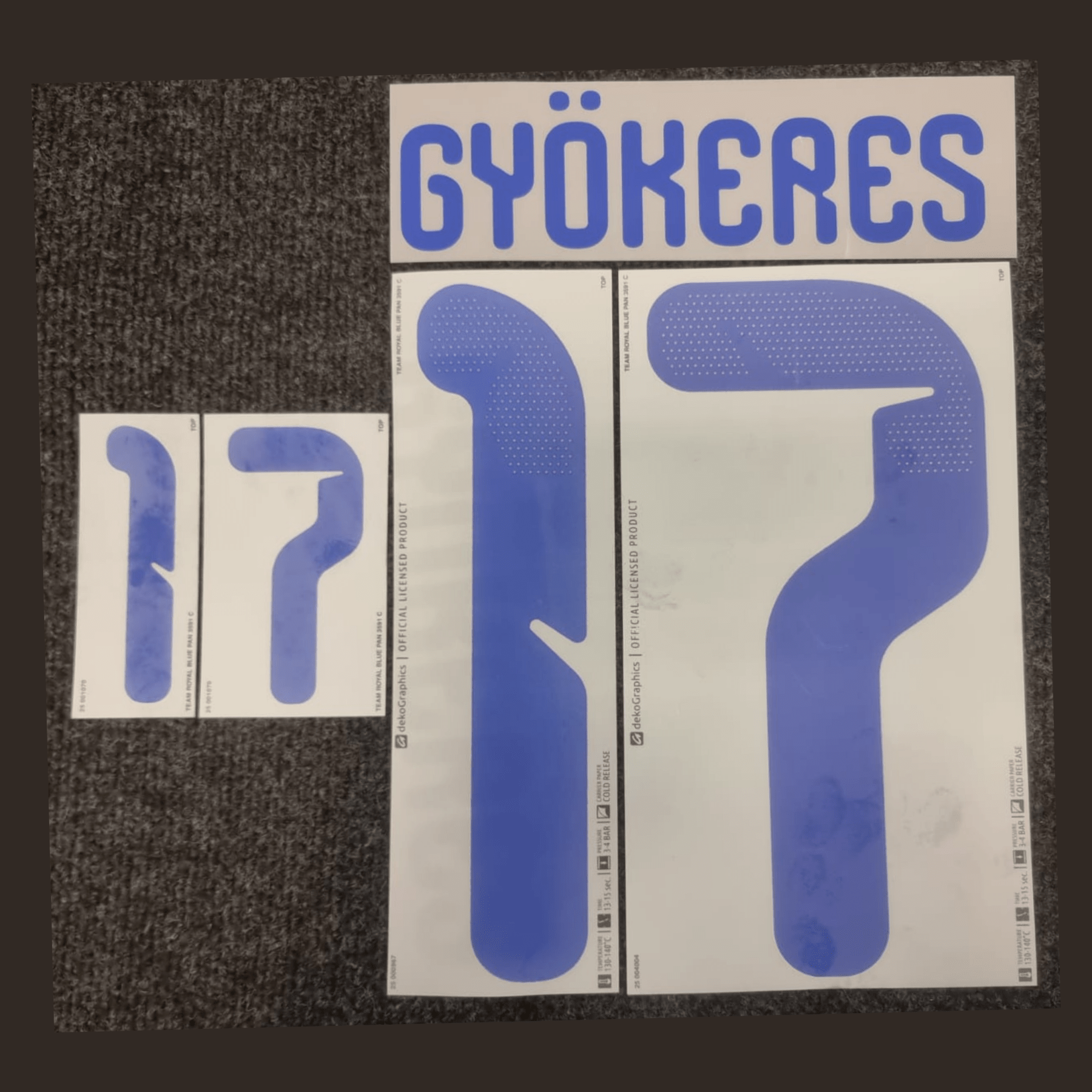 Original Trikot - Flock SVFF SCHWEDEN Home 25 / 26 - 17 GYÖKERES - sportiger.de