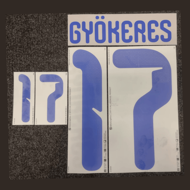 Original Trikot - Flock SVFF SCHWEDEN Home 25 / 26 - 17 GYÖKERES - sportiger.de