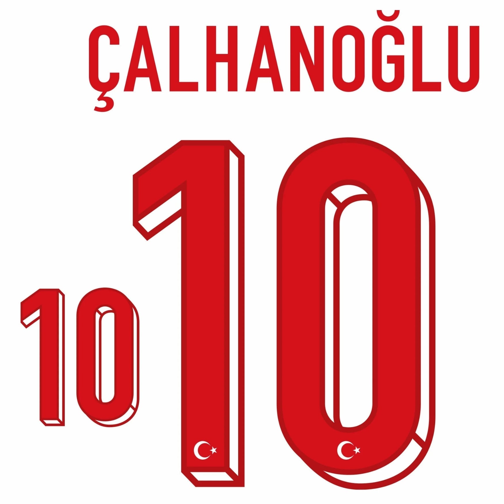 Original Trikot - Flock TFF TÜRKEI Away WM 2026 - 10 ÇALHANOĞLU - sportiger.de