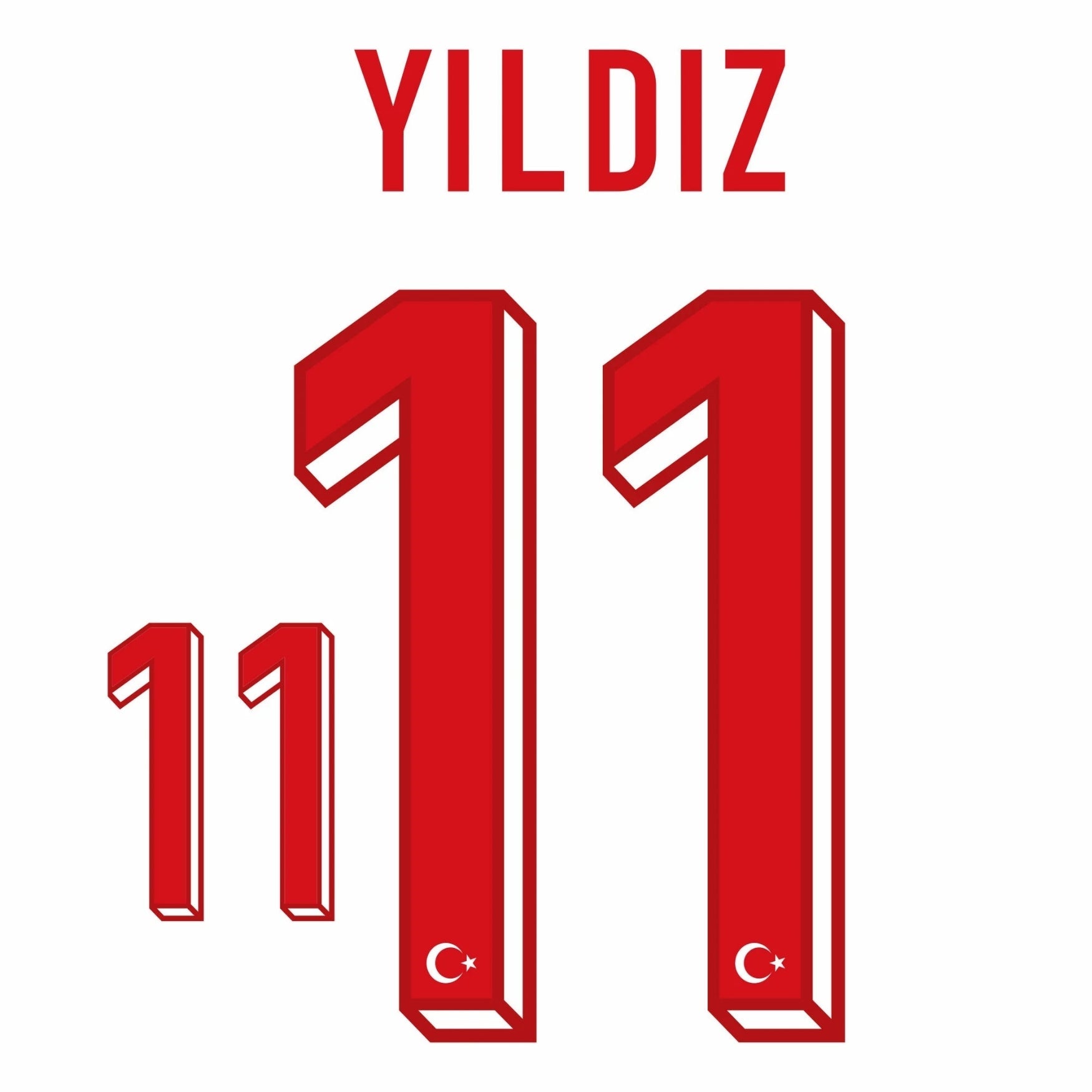 Original Trikot - Flock TFF TÜRKEI Away WM 2026 - 11 YILDIZ - sportiger.de