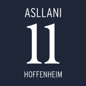 Original Trikot - Flock TSG 1899 Hoffenheim Home/Away 25 / 26 - 11 ASLLANI - sportiger.de