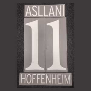 Original Trikot - Flock TSG 1899 Hoffenheim Home/Away 25 / 26 - 11 ASLLANI - sportiger.de