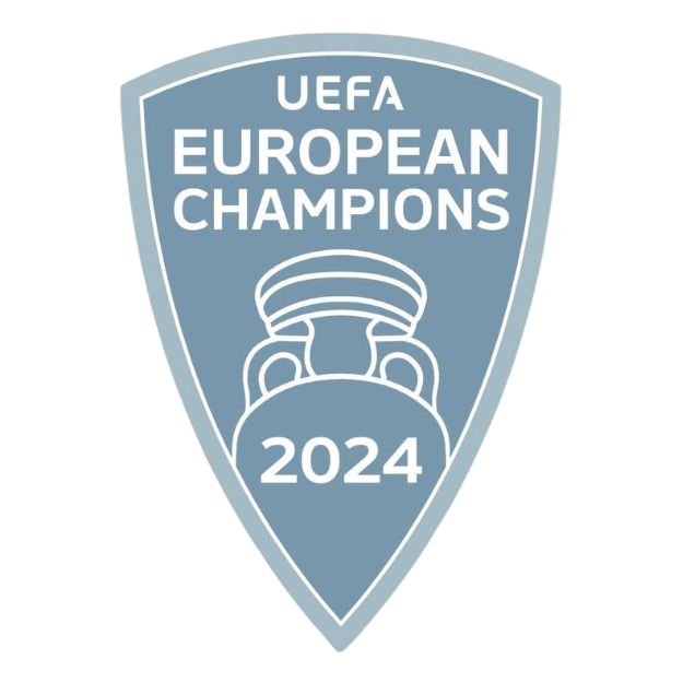 Original UEFA EUROPEAN CHAMPIONS Winner Brustlogo 2024 (Spanien) - sportiger.de
