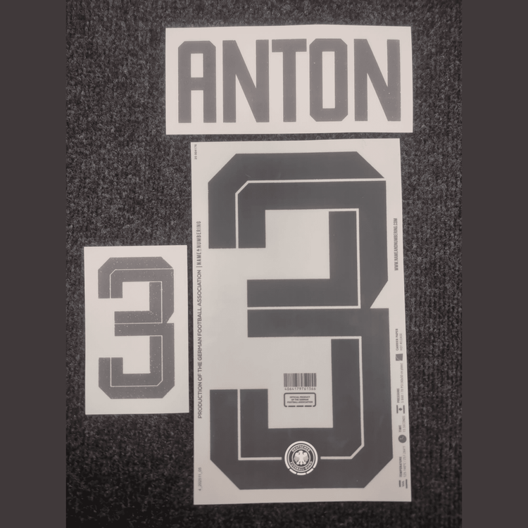 Original WM 2026 DFB DEUTSCHLAND Home Trikot - Flock - ANTON 3 - sportiger.de