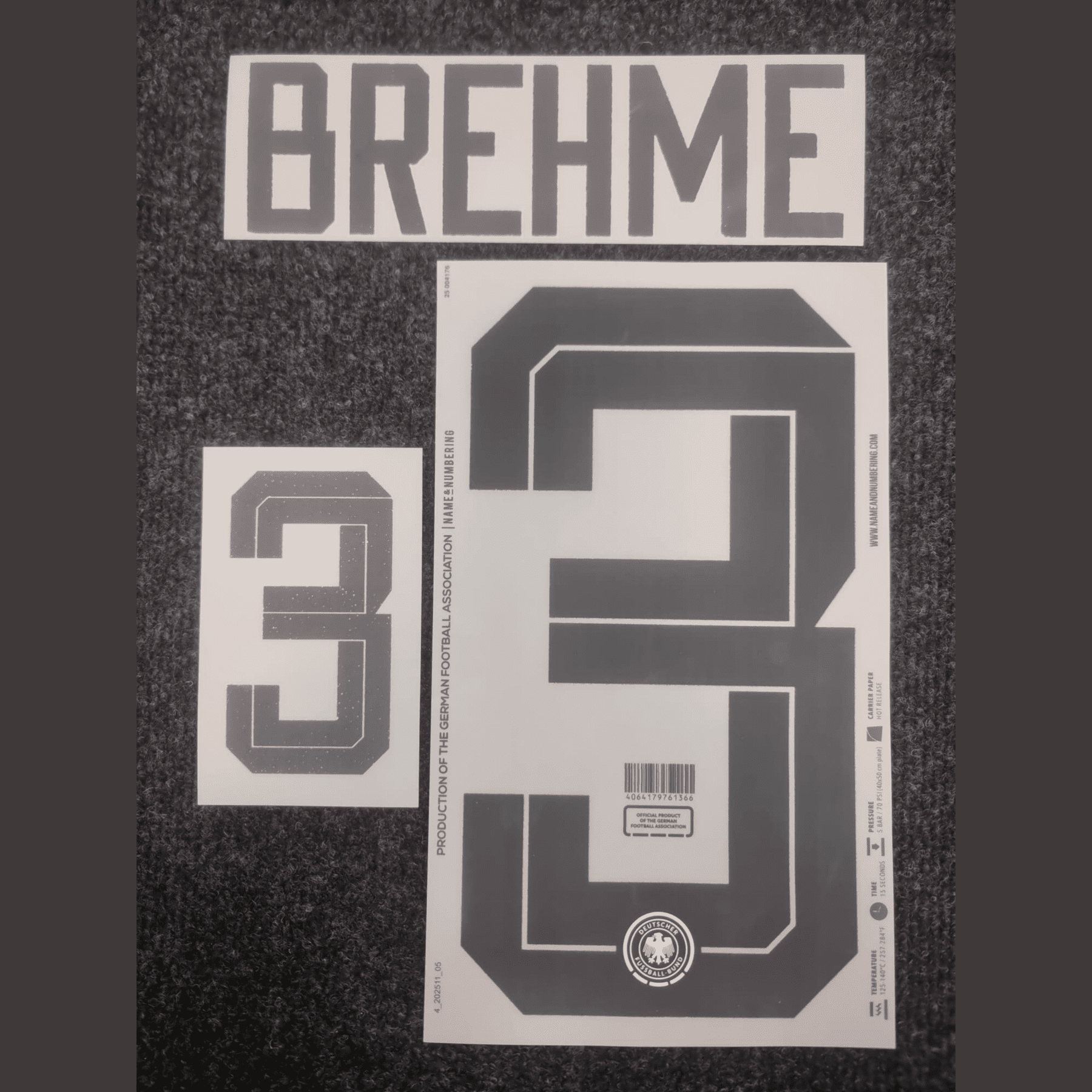 Original WM 2026 DFB DEUTSCHLAND Home Trikot - Flock - BREHME 3 (Legend) - sportiger.de