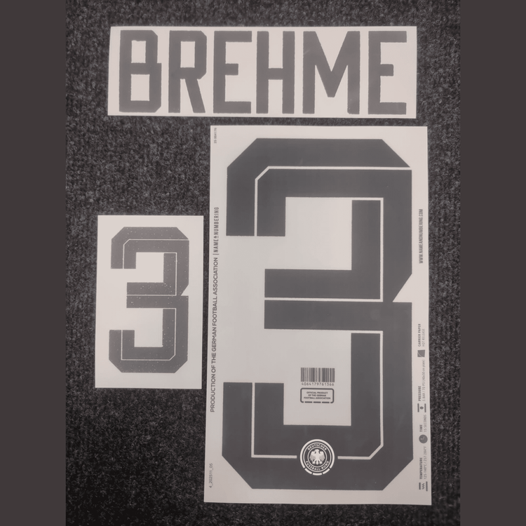 Original WM 2026 DFB DEUTSCHLAND Home Trikot - Flock - BREHME 3 (Legend) - sportiger.de