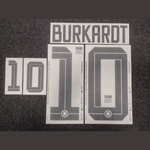Original WM 2026 DFB DEUTSCHLAND Home Trikot - Flock - BURKARDT 10 - sportiger.de
