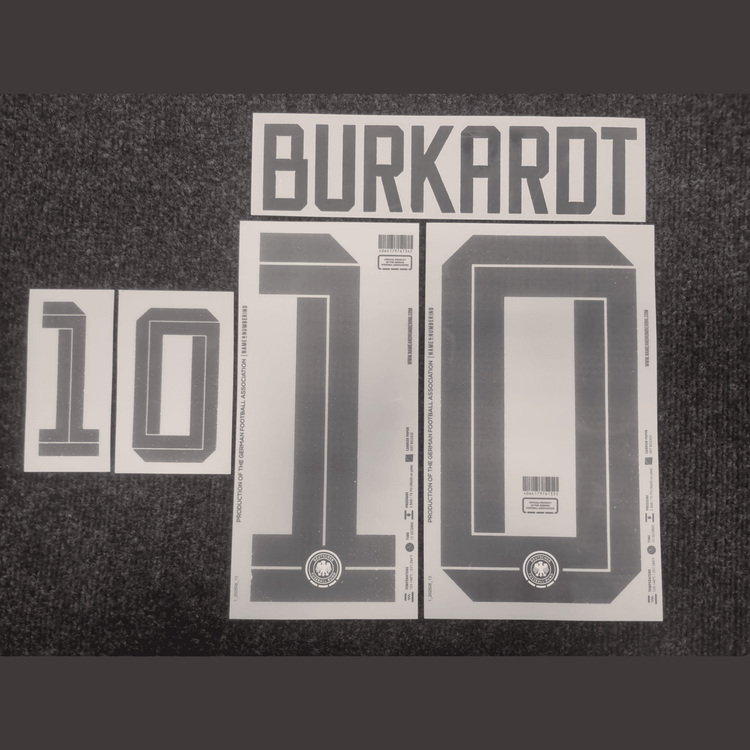 Original WM 2026 DFB DEUTSCHLAND Home Trikot - Flock - BURKARDT 10 - sportiger.de