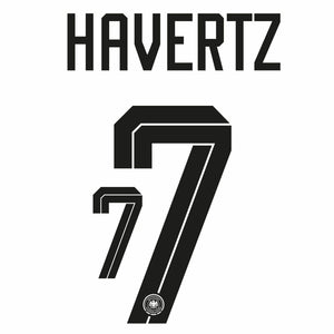 Original WM 2026 DFB DEUTSCHLAND Home Trikot-Flock - HAVERTZ 7 - sportiger.de