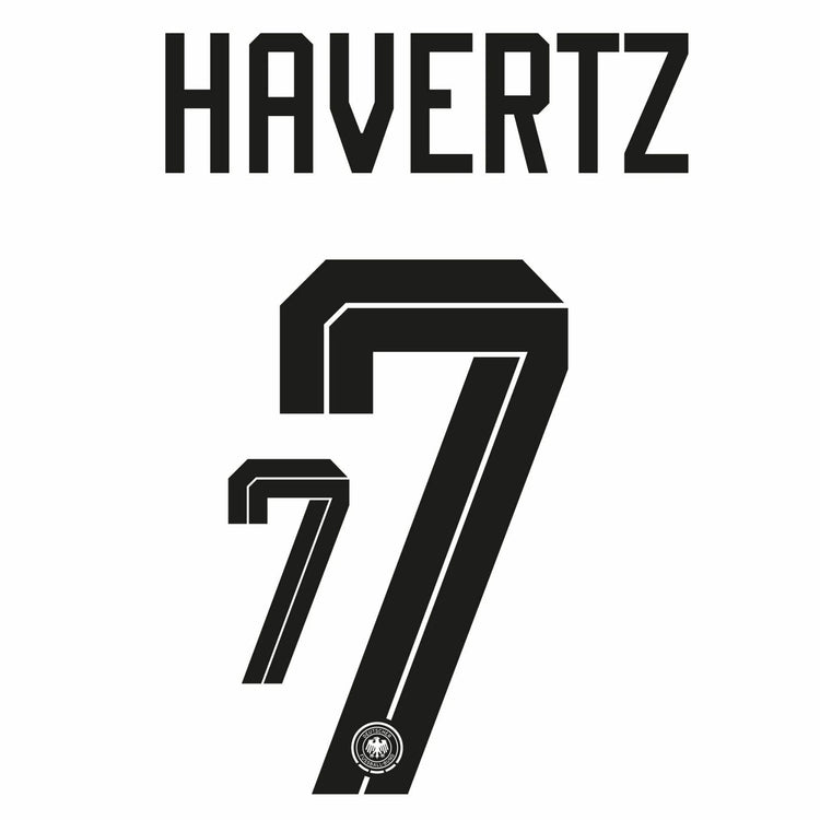 Original WM 2026 DFB DEUTSCHLAND Home Trikot-Flock - HAVERTZ 7 - sportiger.de