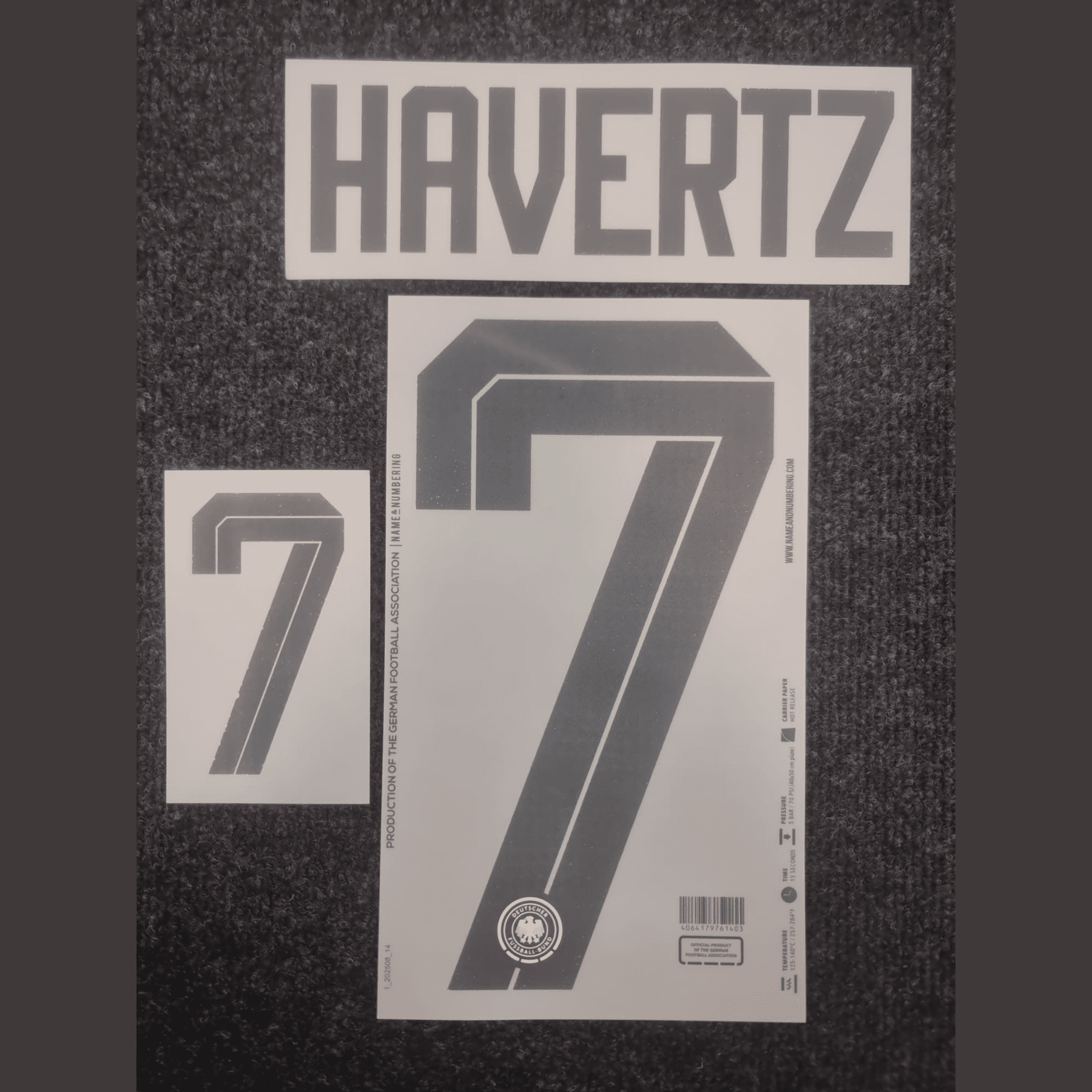 Original WM 2026 DFB DEUTSCHLAND Home Trikot - Flock - HAVERTZ 7 - sportiger.de