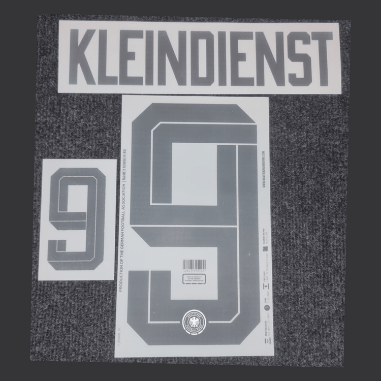 Original WM 2026 DFB DEUTSCHLAND Home Trikot - Flock - KLEINDIENST 9 - sportiger.de