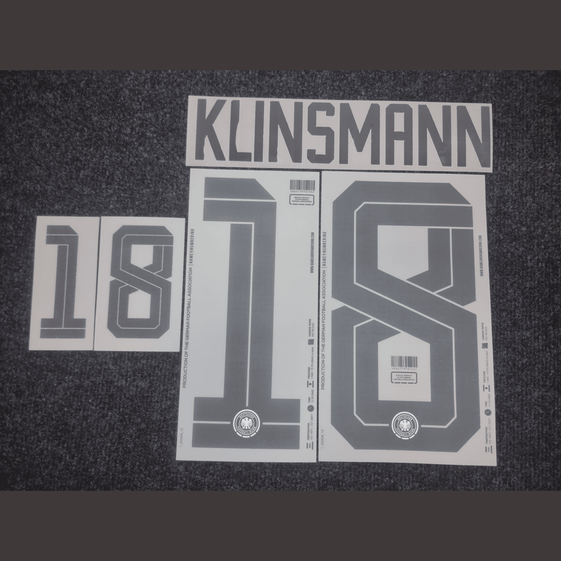 Original WM 2026 DFB DEUTSCHLAND Home Trikot - Flock - KLINSMANN 18 (Legend) - sportiger.de
