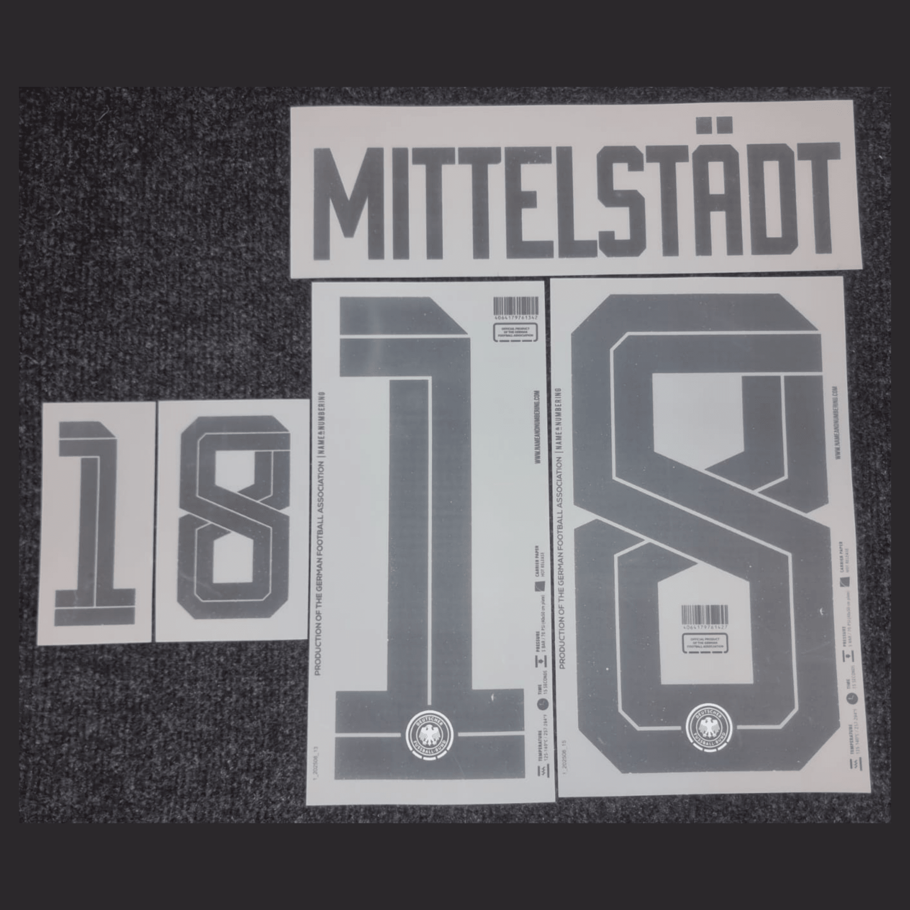 Original WM 2026 DFB DEUTSCHLAND Home Trikot - Flock - MITTELSTÄDT 18 - sportiger.de