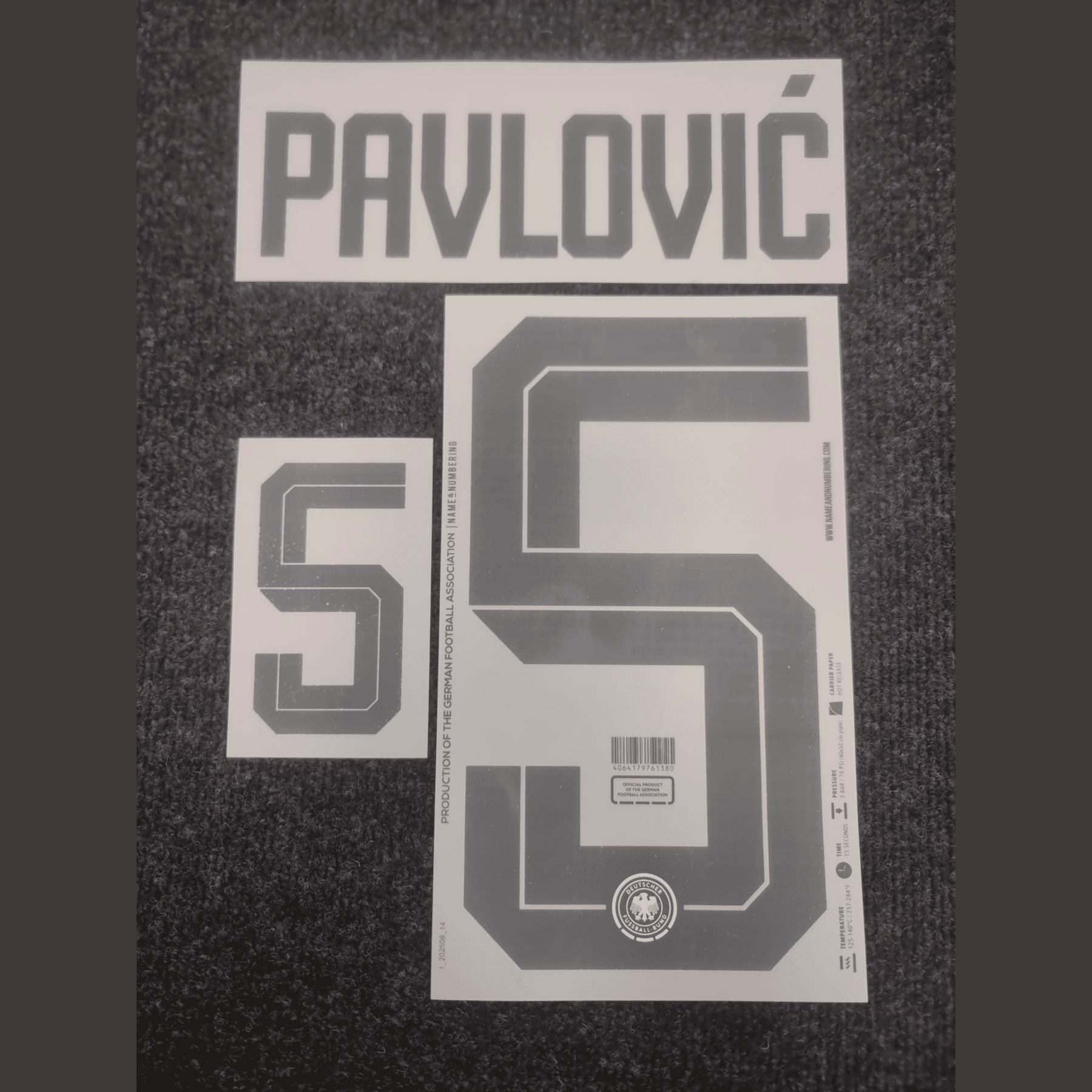 Original WM 2026 DFB DEUTSCHLAND Home Trikot - Flock - PAVLOVIC 5 - sportiger.de