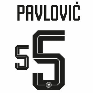 Maglia Casalinga Original WM 2026 DFB DEUTSCHLAND - PAVLOVIC 5 - sportiger.de