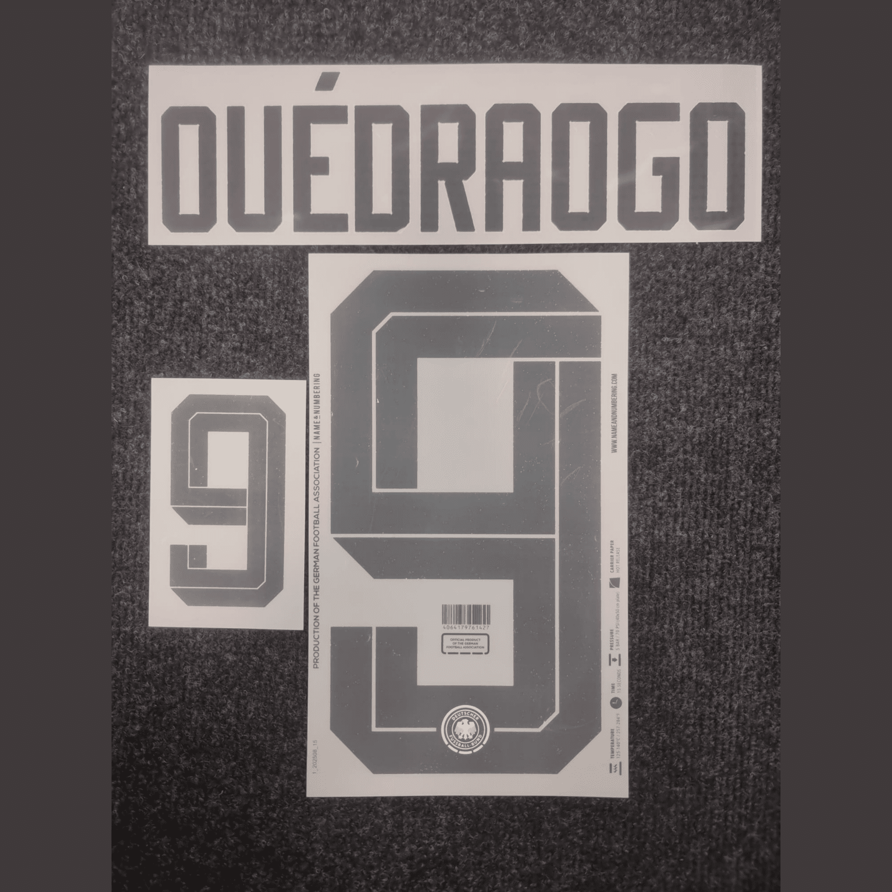 Original WM 2026 DFB DEUTSCHLAND Home Trikot - Flock - QUEDRAOGO 9 - sportiger.de