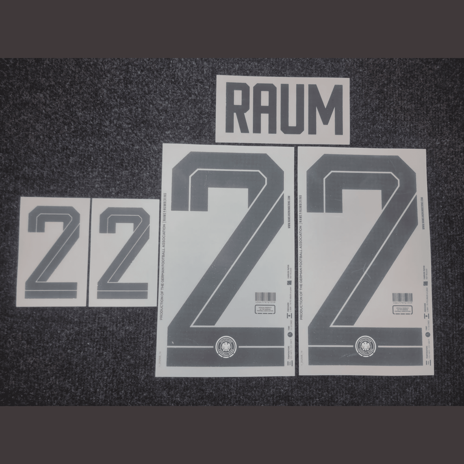 Original WM 2026 DFB DEUTSCHLAND Home Trikot - Flock - RAUM 22 - sportiger.de