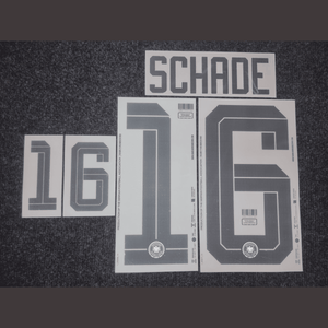 Original WM 2026 DFB DEUTSCHLAND Home Trikot - Flock - SCHADE 16 - sportiger.de