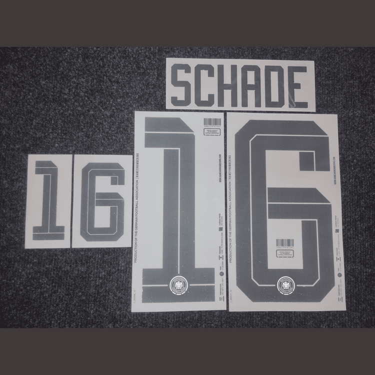 Original WM 2026 DFB DEUTSCHLAND Home Trikot - Flock - SCHADE 16 - sportiger.de