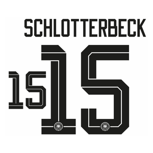 Original WM 2026 DFB DEUTSCHLAND Home Trikot - Flock - SCHLOTTERBECK 15 - sportiger.de